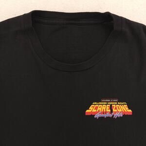 Universal Studios Crew Neck Graphic Short Sleeve Shirt Adult Mens Size S Black